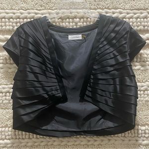 EUC Calvin Klein Satin Shrug
